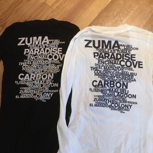 Three James Perse Long Sleeve Tees Size 1 Small